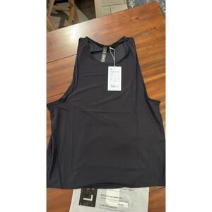 LSKD Cadence Tank Mens XL Black MTNK01578 Running Training Sleeveless Shirt NEW